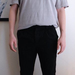AllSaints Tallis Slim Fit Cropped Tapered Pants